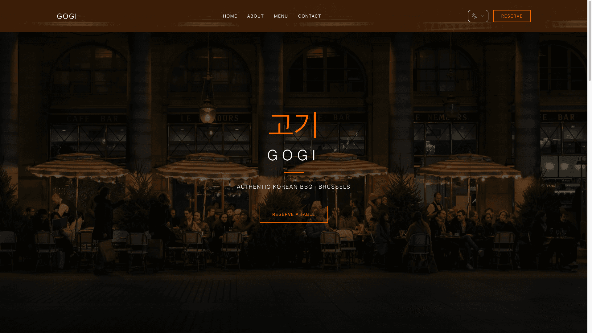 Gogi Korean BBQ - Authentic Korean Restaurant Brussels project preview