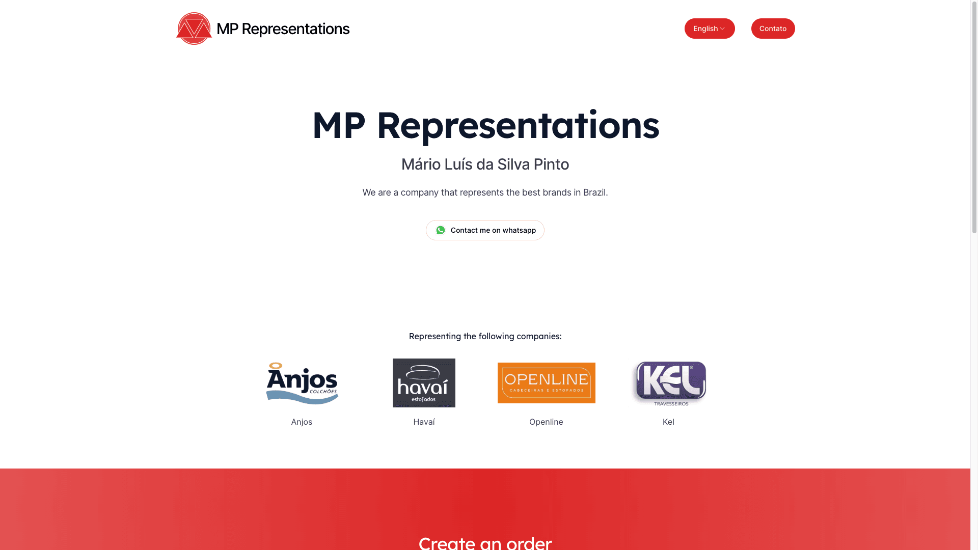 Mario Public Site - Portfolio Showcase project preview